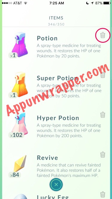 How to get more Potions in Pokemon GO