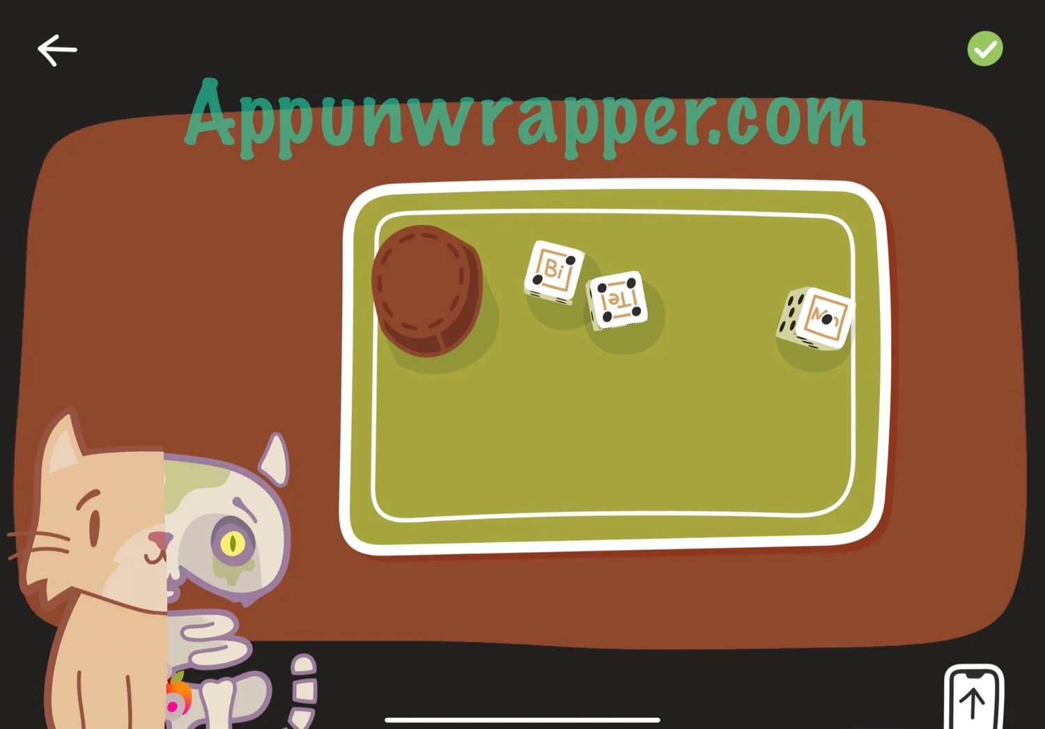 It's rattling in the box! Game app Kitty Q